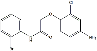 2-(4-amino-2-chlorophenoxy)-N-(2-bromophenyl)acetamide