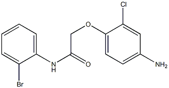  2-(4-amino-2-chlorophenoxy)-N-(2-bromophenyl)acetamide