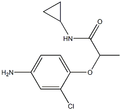 2-(4-amino-2-chlorophenoxy)-N-cyclopropylpropanamide|