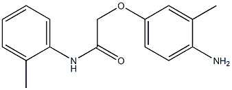 2-(4-amino-3-methylphenoxy)-N-(2-methylphenyl)acetamide Structure