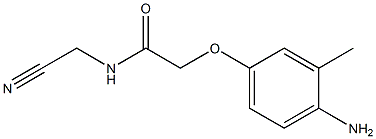 2-(4-amino-3-methylphenoxy)-N-(cyanomethyl)acetamide|