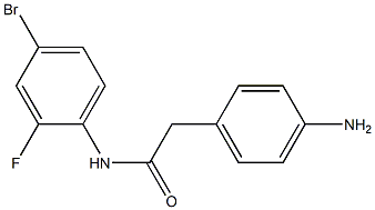 2-(4-aminophenyl)-N-(4-bromo-2-fluorophenyl)acetamide