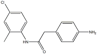  2-(4-aminophenyl)-N-(4-chloro-2-methylphenyl)acetamide