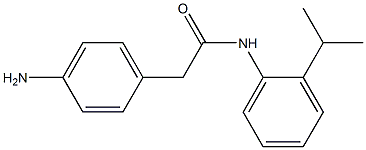 2-(4-aminophenyl)-N-[2-(propan-2-yl)phenyl]acetamide