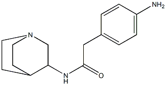 2-(4-aminophenyl)-N-1-azabicyclo[2.2.2]oct-3-ylacetamide