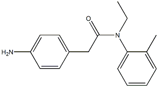  2-(4-aminophenyl)-N-ethyl-N-(2-methylphenyl)acetamide