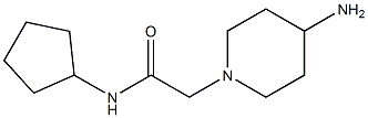 2-(4-aminopiperidin-1-yl)-N-cyclopentylacetamide