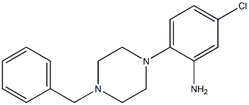 2-(4-benzylpiperazin-1-yl)-5-chloroaniline Structure