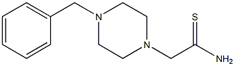 2-(4-benzylpiperazin-1-yl)ethanethioamide Struktur