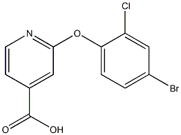 2-(4-bromo-2-chlorophenoxy)pyridine-4-carboxylic acid