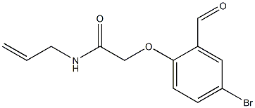  2-(4-bromo-2-formylphenoxy)-N-(prop-2-en-1-yl)acetamide