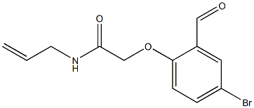 2-(4-bromo-2-formylphenoxy)-N-(prop-2-en-1-yl)acetamide