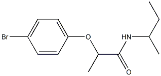 2-(4-bromophenoxy)-N-(butan-2-yl)propanamide|