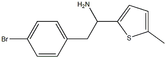 2-(4-bromophenyl)-1-(5-methylthiophen-2-yl)ethan-1-amine