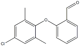 2-(4-chloro-2,6-dimethylphenoxy)benzaldehyde,,结构式