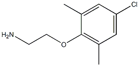 2-(4-chloro-2,6-dimethylphenoxy)ethanamine Structure