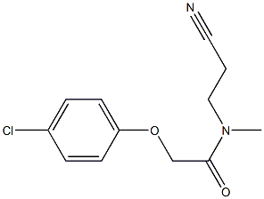 2-(4-chlorophenoxy)-N-(2-cyanoethyl)-N-methylacetamide