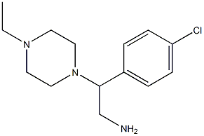 2-(4-chlorophenyl)-2-(4-ethylpiperazin-1-yl)ethanamine|