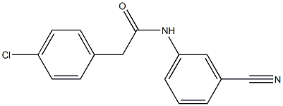 2-(4-chlorophenyl)-N-(3-cyanophenyl)acetamide