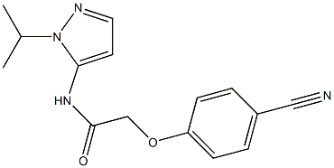 2-(4-cyanophenoxy)-N-(1-isopropyl-1H-pyrazol-5-yl)acetamide
