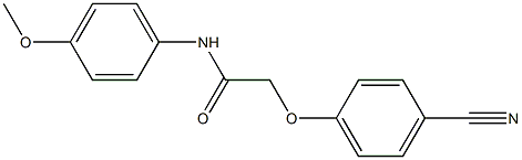 2-(4-cyanophenoxy)-N-(4-methoxyphenyl)acetamide