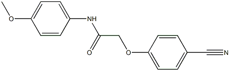  2-(4-cyanophenoxy)-N-(4-methoxyphenyl)acetamide