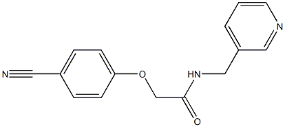 2-(4-cyanophenoxy)-N-(pyridin-3-ylmethyl)acetamide