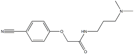 2-(4-cyanophenoxy)-N-[3-(dimethylamino)propyl]acetamide