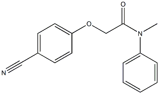 2-(4-cyanophenoxy)-N-methyl-N-phenylacetamide Structure