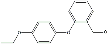 2-(4-ethoxyphenoxy)benzaldehyde 结构式