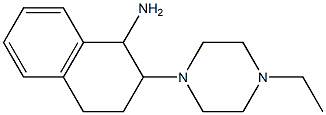 2-(4-ethylpiperazin-1-yl)-1,2,3,4-tetrahydronaphthalen-1-amine Struktur