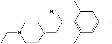 2-(4-ethylpiperazin-1-yl)-1-mesitylethanamine Structure