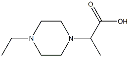 2-(4-ethylpiperazin-1-yl)propanoic acid Structure