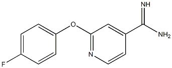 2-(4-fluorophenoxy)pyridine-4-carboximidamide