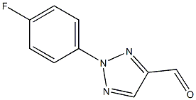 2-(4-fluorophenyl)-2H-1,2,3-triazole-4-carbaldehyde Struktur