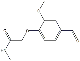 2-(4-formyl-2-methoxyphenoxy)-N-methylacetamide|