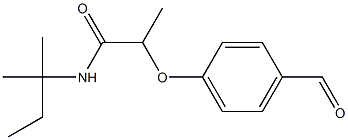  2-(4-formylphenoxy)-N-(2-methylbutan-2-yl)propanamide