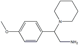 2-(4-methoxyphenyl)-2-(piperidin-1-yl)ethan-1-amine|