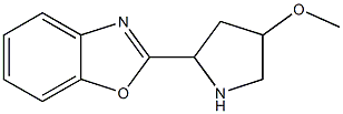 2-(4-methoxypyrrolidin-2-yl)-1,3-benzoxazole Struktur