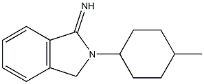 2-(4-methylcyclohexyl)-2,3-dihydro-1H-isoindol-1-imine,,结构式