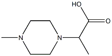 2-(4-methylpiperazin-1-yl)propanoic acid,,结构式