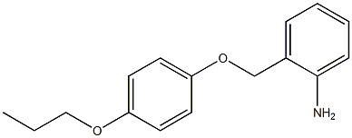 2-(4-propoxyphenoxymethyl)aniline