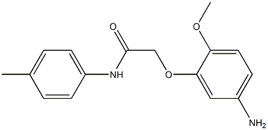 2-(5-amino-2-methoxyphenoxy)-N-(4-methylphenyl)acetamide