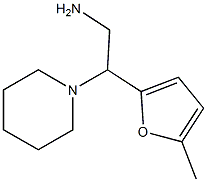2-(5-methyl-2-furyl)-2-piperidin-1-ylethanamine Structure