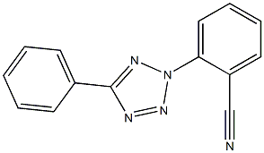 2-(5-phenyl-2H-1,2,3,4-tetrazol-2-yl)benzonitrile Structure