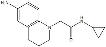 2-(6-amino-1,2,3,4-tetrahydroquinolin-1-yl)-N-cyclopropylacetamide