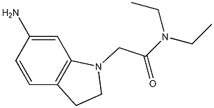 2-(6-amino-2,3-dihydro-1H-indol-1-yl)-N,N-diethylacetamide