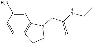 2-(6-amino-2,3-dihydro-1H-indol-1-yl)-N-ethylacetamide