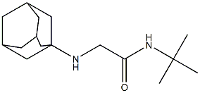 2-(adamantan-1-ylamino)-N-tert-butylacetamide Structure