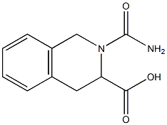 2-(aminocarbonyl)-1,2,3,4-tetrahydroisoquinoline-3-carboxylic acid Structure